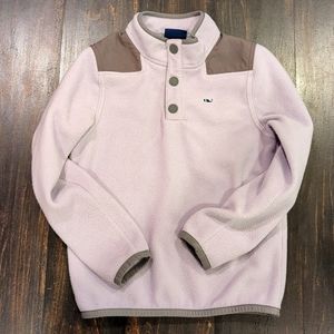 Vineyard Vines boys snap fleece pullover